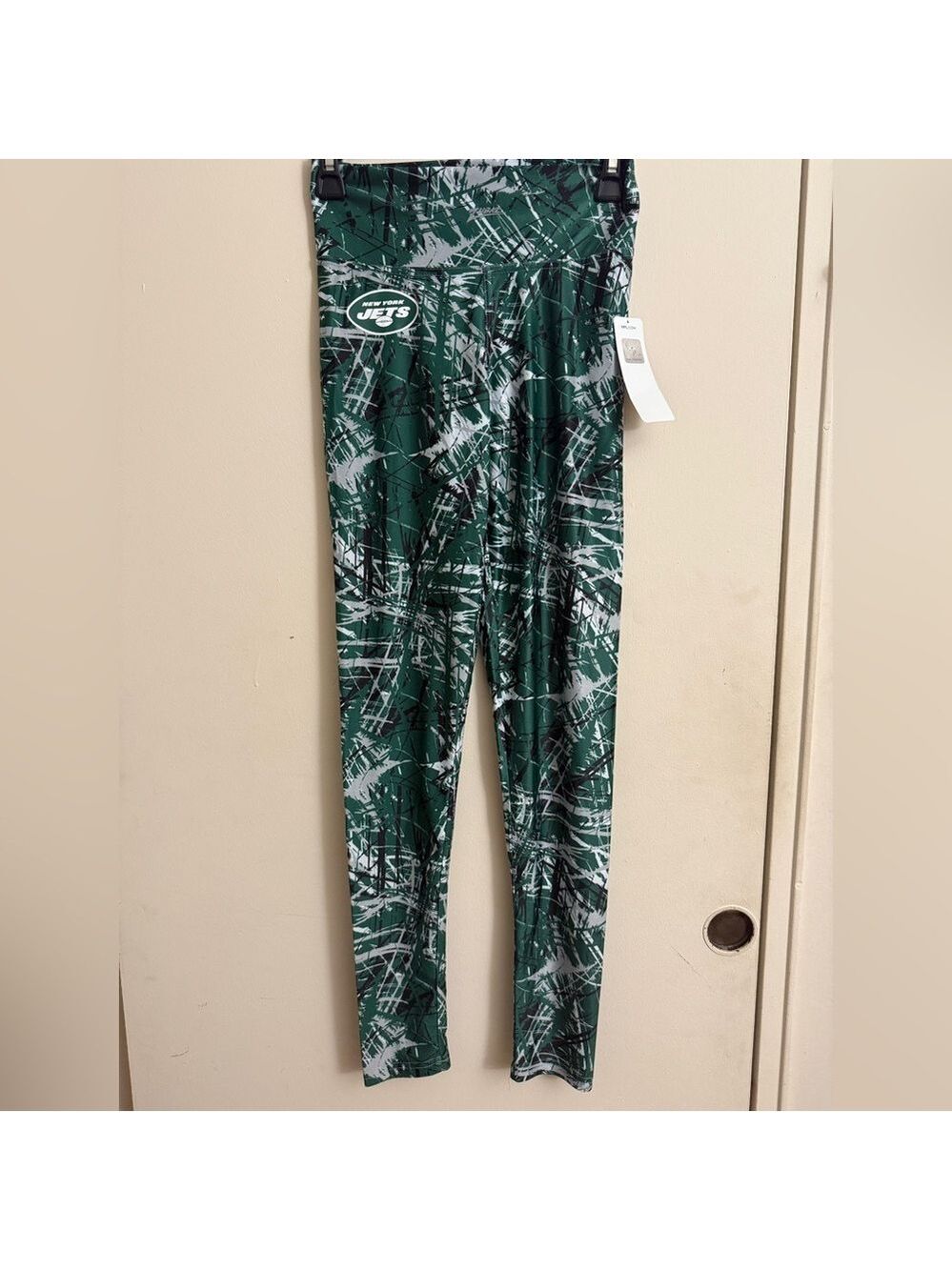 Zubaz Officially Licensed NFL Jets Women's Firework Legging Size M NWT